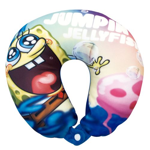 Nickelodeon coussin de nuque Bob l'éponge junior 28 cm en spandex