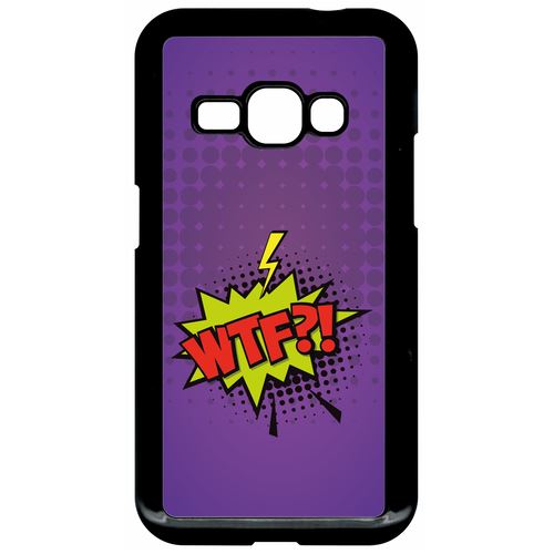 Coque Samsung Galaxy J1 2016 Modèle J1 2016 Wtf Fond Mauve