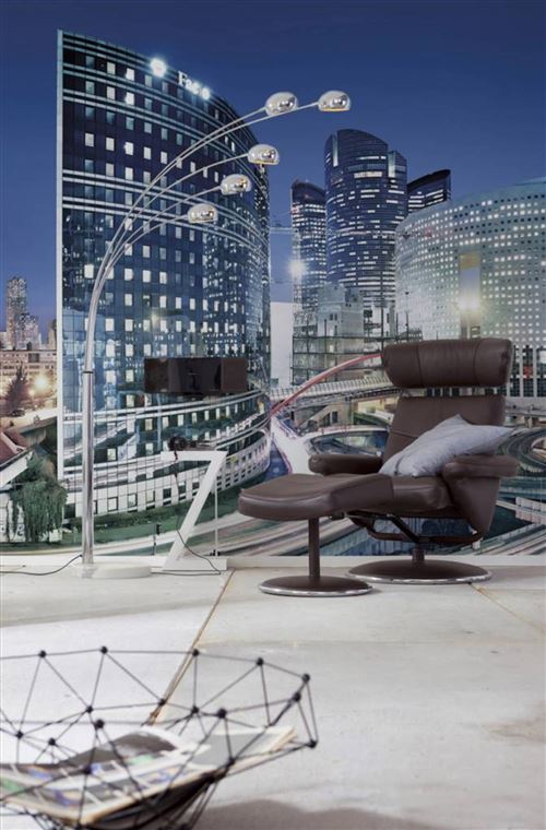 Komar Fototapete "La Defense - Größe 368 x 254 cm" bedruckt glatt Wohnzimmer, Schlafzimmer
