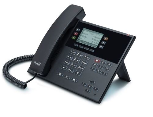 Auerswald COMfortel D-100 - Téléphone numérique - SIP, SRTP - noir