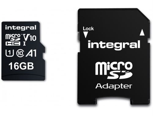 Carte Micro Sdhc Integral Inmsdh 16 G-100 V 10