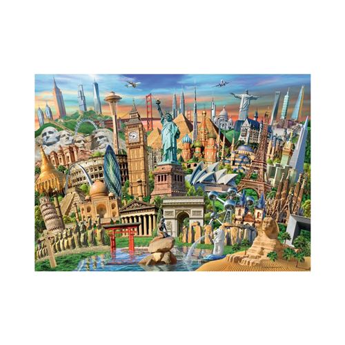 Puzzle Ravensburger - Monuments du monde, 1000 pièces