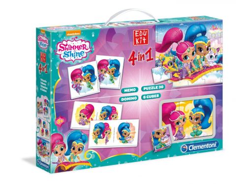 Clementoni - Edukit 4 en 1 - Shimmer & Shine