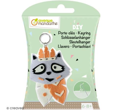 Kit DIY - Porte-clé raton-laveur