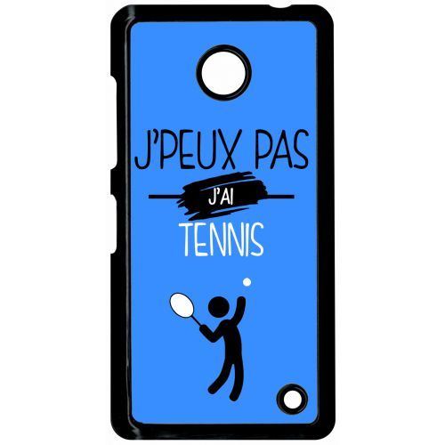 Coque nokia n630 j peux pas j ai tennis 12