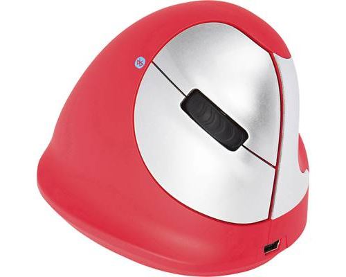 R-Go Tools R-Go HE Sport, Souris ergonomique, Moyen (165-195mm), Droitier, Bluetooth, Rouge