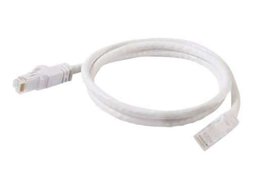 C2G Cat6 Booted Unshielded (UTP) Network Patch Cable - cordon de raccordement - 15 m - blanc