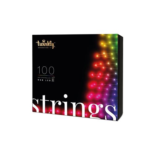 Guirlande lumineuse Connect&eacute;e TWINKLY RGB pour Sapin de No&euml;l
