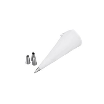 3 Poches à Décorer + 7 Douilles - Kit Créatif Pour Personnaliser Vêtements, Sacs, Accessoires - 4