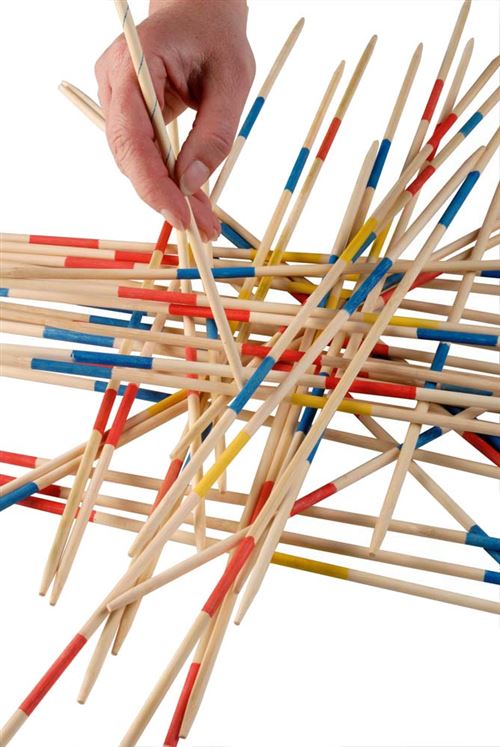 Lifetime bois Mikado rouge / 50cm bleu