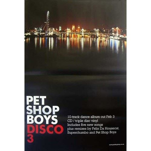 Pet Shop Boys - 100x150 cm - AFFICHE / POSTER
