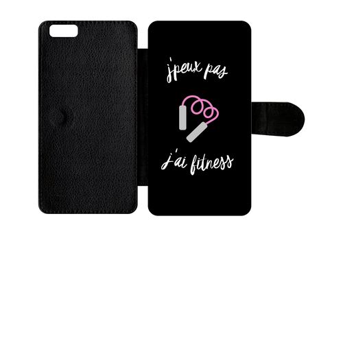Etui À Rabat Apple Iphone 6 Plus J Peux Pas J Ai Fitness