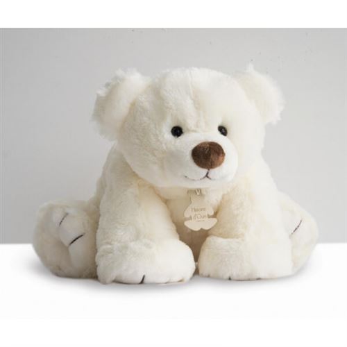 Moyenne peluche gros ours écru - histoire d'ours