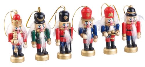 Ensemble De 6 Figurines En Bois Casse Noisette Pour Sapin De Noel Achat Prix Fnac