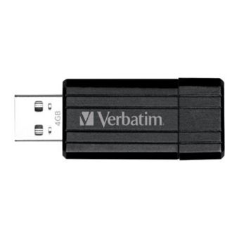 Clé USB 8GB Verbatim PinStripe (Noir) - Sous Blister - 1