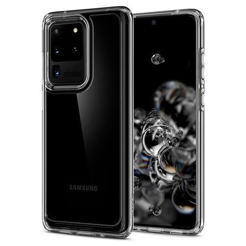 Spigen Ultra Hybrid Series - Coque de protection pour téléphone portable - polycarbonate, polyuréthanne thermoplastique (TPU) - limpide - pour Samsung Galaxy S20 Ultra, S20 Ultra 5G