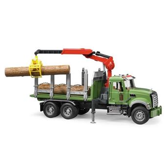 12€25 sur BRUDER - 2824 - Camion de transport de bois MACK Granite