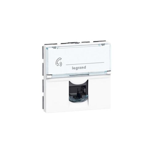 Prise murale RJ45 Cat6 LEGRAND 45X45 FTP - Incliné à 90°
