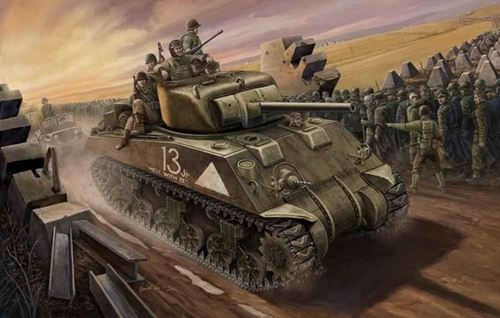Hobby Boss US M4 Réservoir Mid-Production Inc.Pièces Modèle-kit 1:48 Neuf Ovp - Image 4