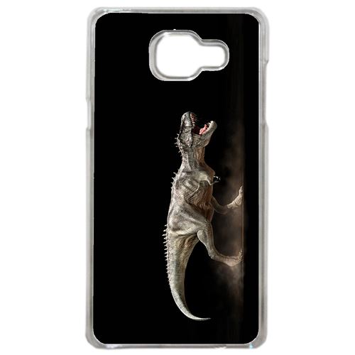 Coque Dinosaure T Rex Black Compatible Samsung Galaxy A3 2016 Transparent