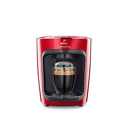 Tchibo cafissimo mini salsa machine à café moderne pour espresso, café, café crème, café filtre et thé rouge 370888