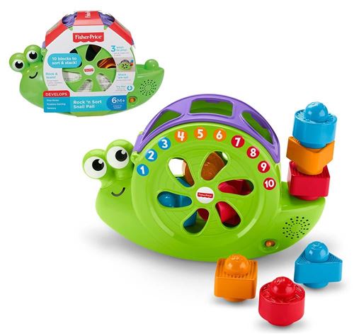 Fisher Price +6 mois Escargot formes + chansons