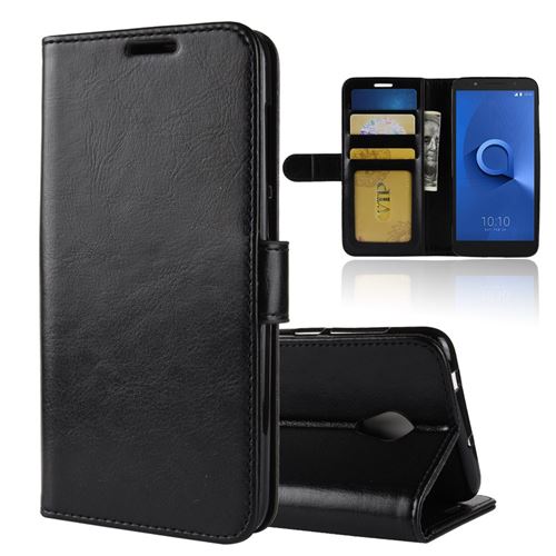 Etui en PU noir pour votre Alcatel 1X