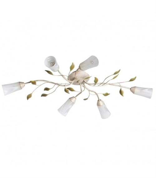 Plafonnier Beige Flora 6 ampoules 20 Cm