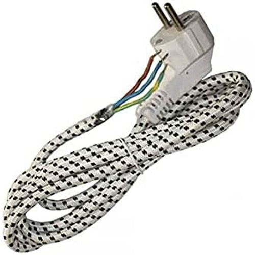 EDM  3x0.75 Replacement Cable Plancha 1.8 M Blanc
