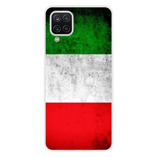 Coque en silicone imprimée compatible Samsung Galaxy M22 Galaxy M32 Drapeau Italie