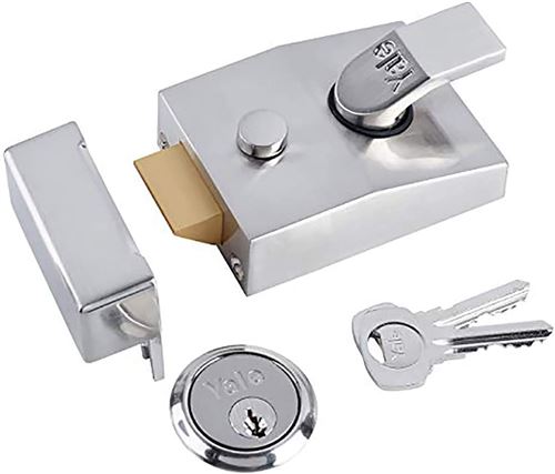 Yale Locks P89 Verrou de sûreté Visi/Backset Chrome 60 mm (Import Grande Bretagne)