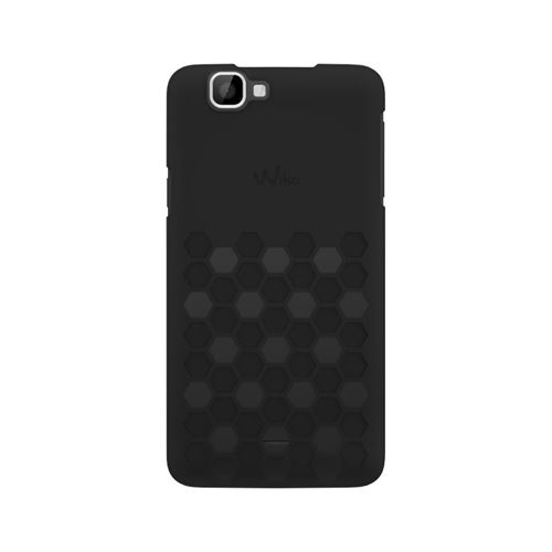 Wiko Clip ultra slim - Achterzijde behuizing voor mobiele telefoon - plastic - zwart - voor Wiko Rainbow 4G