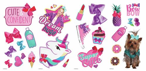 RoomMates stickers muraux JoJo Siwa Vinyle mignon et confiant 23 pièces