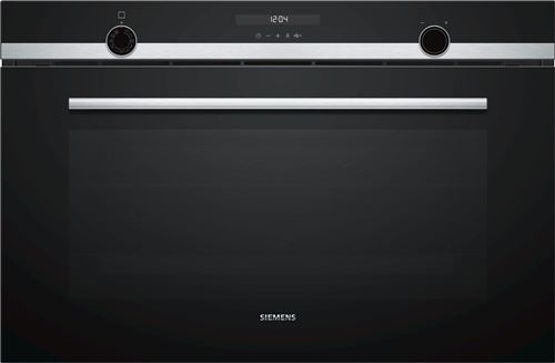 Siemens iQ500 VB578D0S0 - Four - intégrable - niche - largeur : 86 cm - profondeur : 56 cm - hauteur : 60 cm - avec système auto-nettoyant - classe A+ - noir/inox