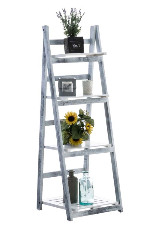Étagère Escalier FREDERIKA - Couleur Gris antique