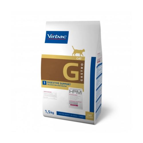 Meilleurs prix pour Croquettes virbac veterinary hpm gastro digestive support pour chats sac 1,5 kg