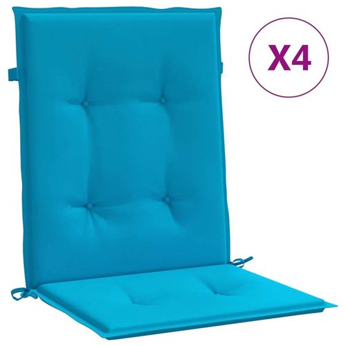 Vidaxl Bleu 4 Pieces Salon De Jardin - Image 1