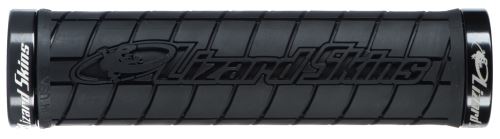 Lizard Skins poignées Logo Lock-On 130 mm noir 2 pièces