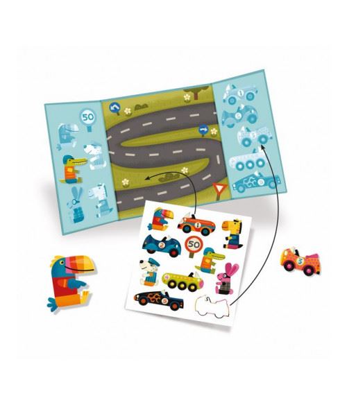 Stickers repositionnables les voitures