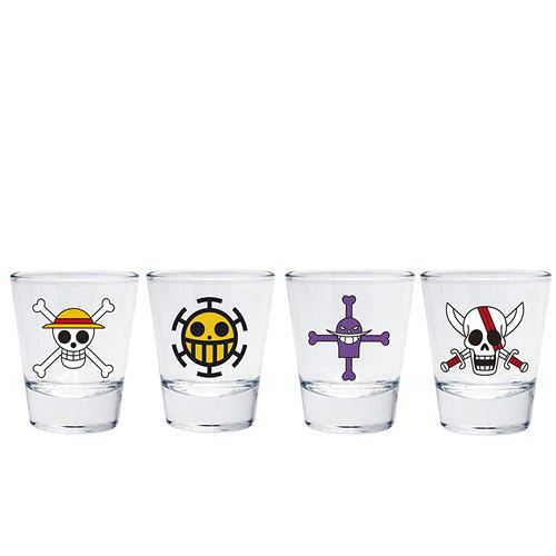 Close Up Z889360 One Piece Set de Verres à Liqueur Motif emblème Multicolore