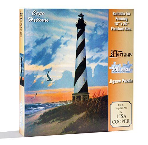  Heritage Cape Hatteras Lighthouse Jigsaw Puzzle - 550 Pieces 