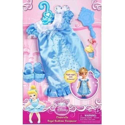 Disney Princess My First Doll Cinderella Royal Bedtime Sleepwear Pajama Set
