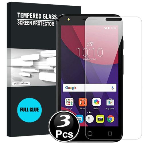 Alcatel 1 2019 Vitre protection d'ecran en verre trempé incassable lot de [X3] Glass