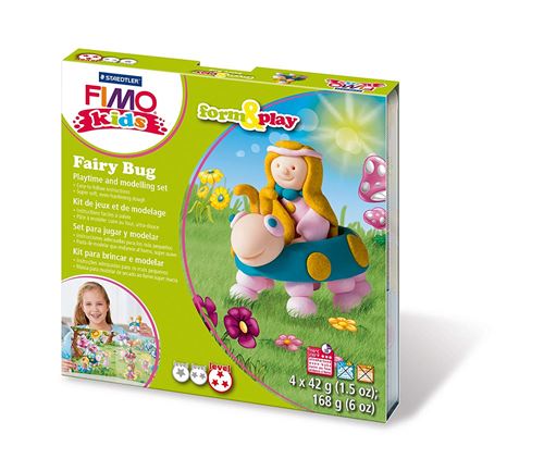 Graines Creatives Fimo Kids Form&Play Fee Insecte