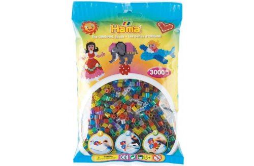Hama Transparent – Perles À Repasser – Taille Midi – Mixte