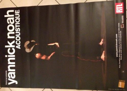 Yannick NOAH - 80x120 cm - AFFICHE / POSTER