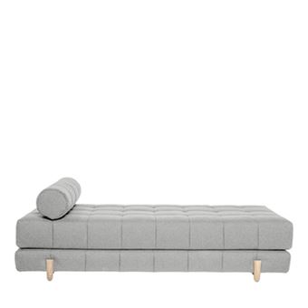 Méridienne Convertible Tissu Bulky Bloomingville Couleur Gris Clair