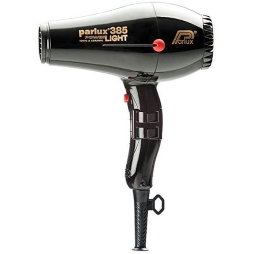 Parlux Blanc Seche-Cheveux - 385 Power Light Ionic Et Ceramic - Debit Dair 79 M/H - 2150 W - Noir