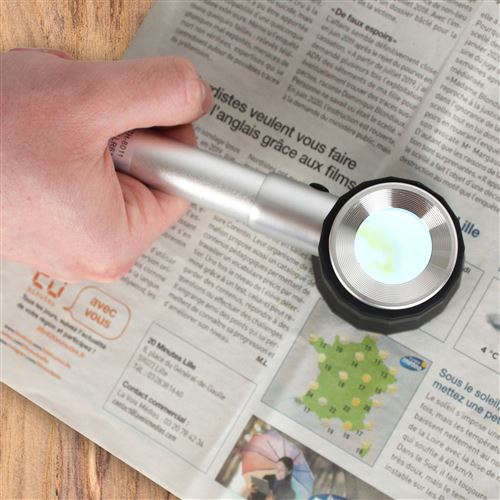 Grossissement commercial loupe best sale