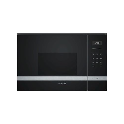 Siemens iQ500 BF525LMS0 - Four micro-ondes monofonction - intégrable - 20 litres - 800 Watt - acier inoxydable